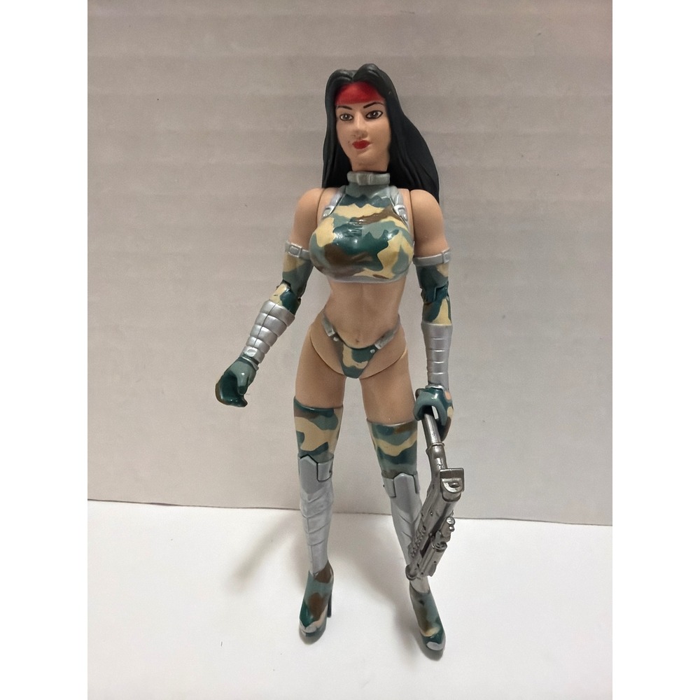 McFarlane Toys Danger Girl Major Maxim Action Figure Camo Comic Collectible 1999